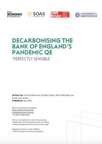 Decarbonising the Bank of England's Pandemic QE